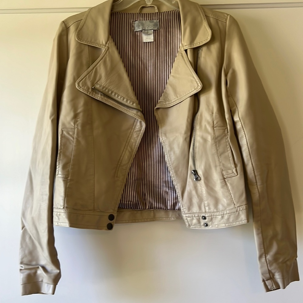 Faux Leather Jacket